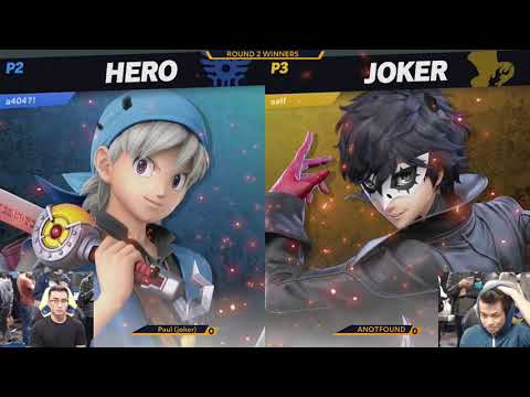 Smash Ultimate @ UCI #33 - Paul It Up (Joker) vs ANotFound (Sans) [W. Pools]