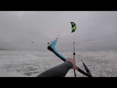 Big Air Kitesurfing Jump on the Harlem 8m