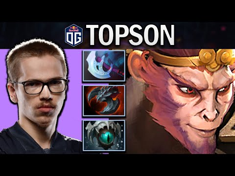 OG.TOPSON MONKEY KING WITH 17 KILLS AND MANTA - DOTA 2 7.30 GAMEPLAY
