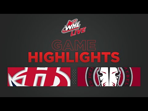 WHL Highlights: Hurricanes (1) at Rebels (5) – March 25, 2023