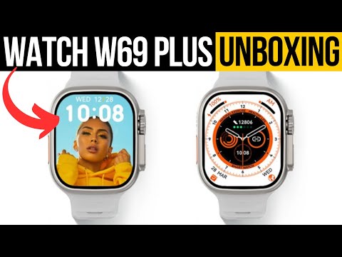 UNBOXING WATCH W69 PLUS - UM DOS MAIS PARECIDOS COM O APPLE WATCH ULTRA ORIGINAL.