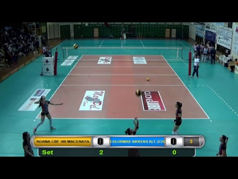 Play Off B1F gara2 ROANA CBF HR MACERATA vs COLORMAX-SIKKENS ALTINO (CH)