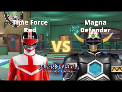 Time Force Red Wesley vs Magna Defender - Power Rangers: Legacy Wars