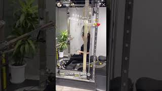 インスタ美女 山岡葵(@aoioa) ジム トレーニング動画 #shorts