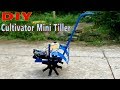How To Make A Cultivator Mini Tiller With 49cc 2 Stroke Engine