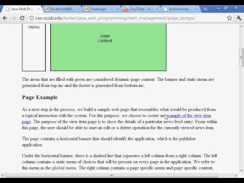 Java Web Programming With Eclipse Item Management Page Design
