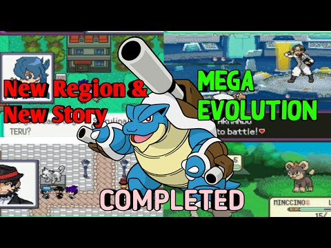 🔥( COMPLETED ) Pokemon new gba rom hack 2021 | with mega evolution, high graphics and many more..