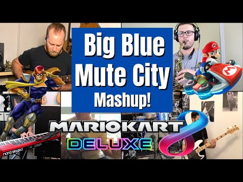 Mario Kart 8 / F-Zero: Big Blue/Mute City Cover