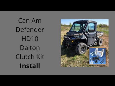 2020 & Newer Can Am Defender HD10 Dalton Clutch Kit Install