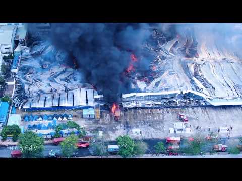 Cháy công ty Pan pacific logistics - khu công nghiệp Sóng Thần 2 - Bình Dương