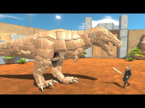 Rexy The Tyrannosaurus Rex vs ALL UNITS ARBS Animal Revolt Battle Simulator