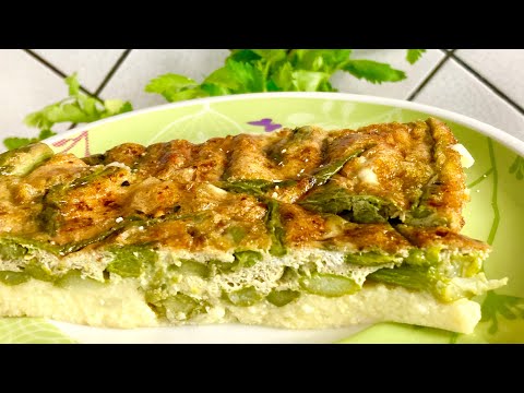 🍳FRITTATA FURBA AGLI ASPARAGI 🍃 ricetta al forno ⚡️​⁠@and_ros