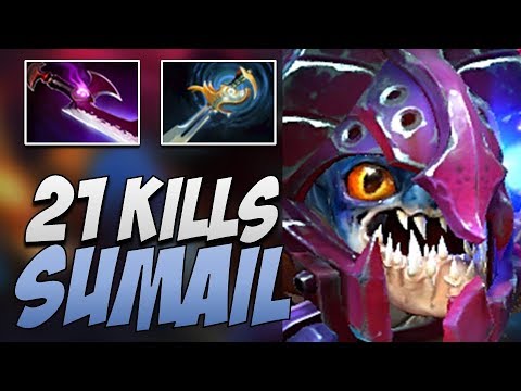 EG.Sumail Slark with 21 KILLS in 7.20 | Dota Gameplay