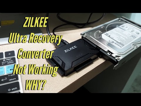 Why isn't ZILKEE Ultra Recovery Converter working with Seagate Drives?