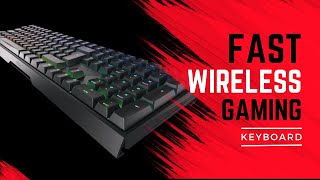 Crazy Fast Wireless RGB Gaming Keyboard - The CHERRY MX 3.0S