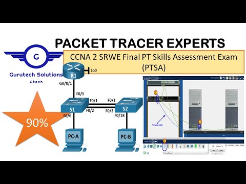 CCNA 2 SRWE Final PT Skills Assessment Exam (PTSA)
