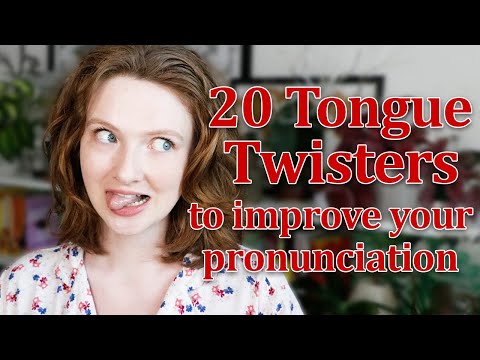 20 English Tongue Twisters - Practise and Improve your English Pronunciation (VERY FUN!! 🤪)