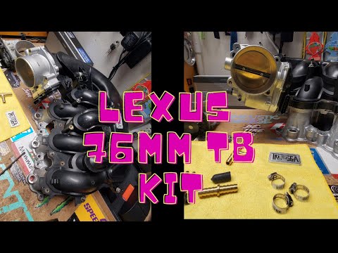 TriggaSpec 76mm Lexus Throttle body kit (2gr-fse)