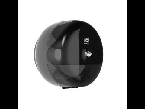 Dispenser Tork T9 681008 15,6x21,9x21,9cm sort plast til toiletpapir