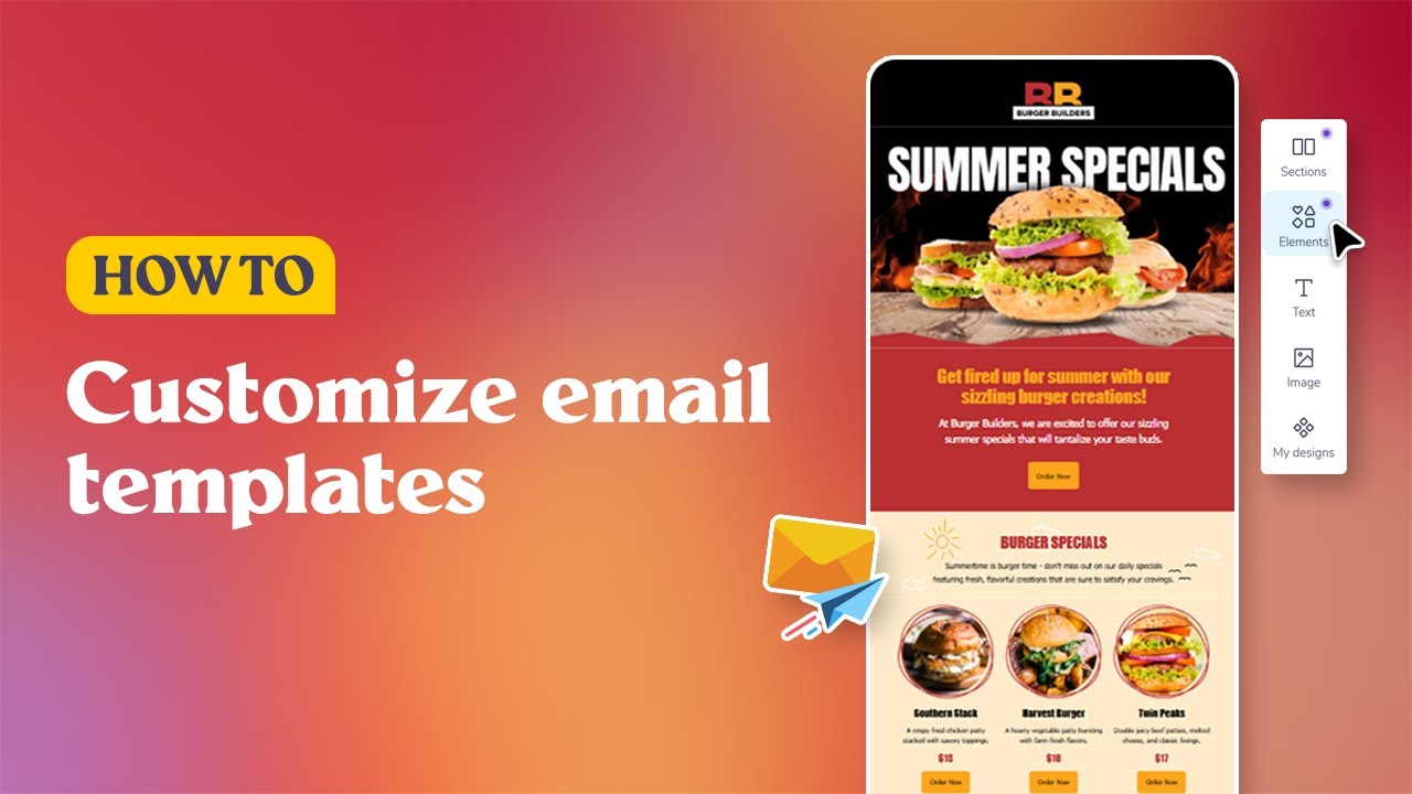 How to customize email templates