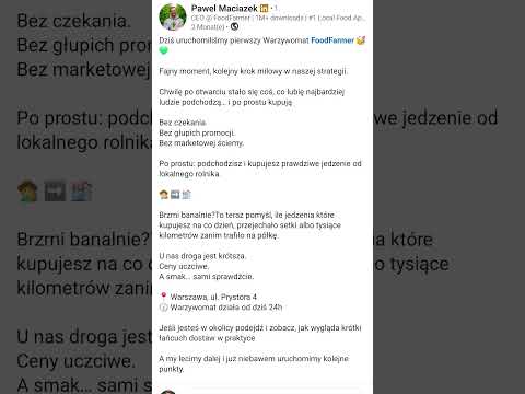 Pierwszy warzywkomat #FoodFarmer!
