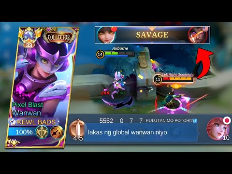 WANWAN INSANE SAVAGE AGAIN!! ( ENEMY WAS SHOCKED!😲 )