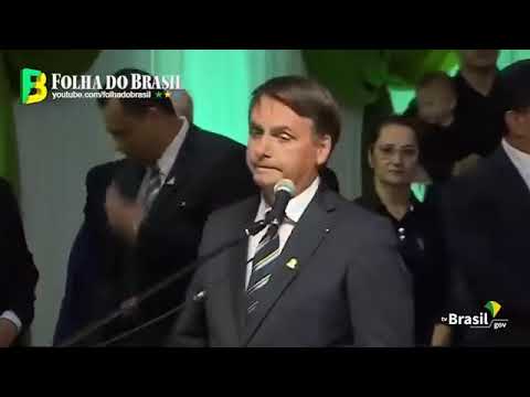 Presidente Bolsonaro faz emocionante discurso no sul do Brasil.
