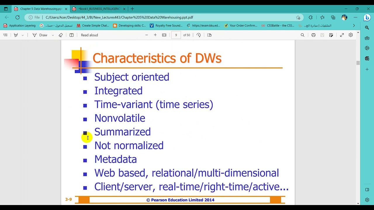 L 9 Chapter 5 data warehousing from 1 22