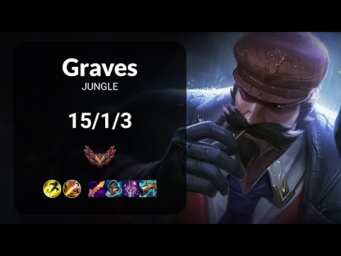 Graves vs Elise JUNGLE - KR GRANDMASTER Patch 14.23