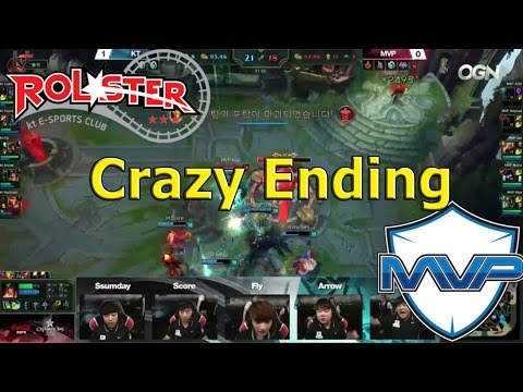 Crazy ending of a MVP vs KT game