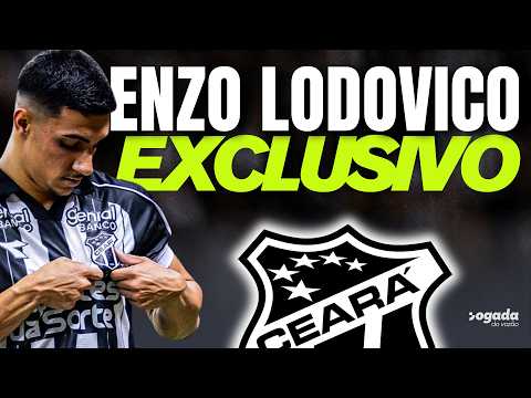 Exclusivo: Enzo Lodovico fala sobre momento do Ceará na Série B, carreira e amizade com Melk; assista