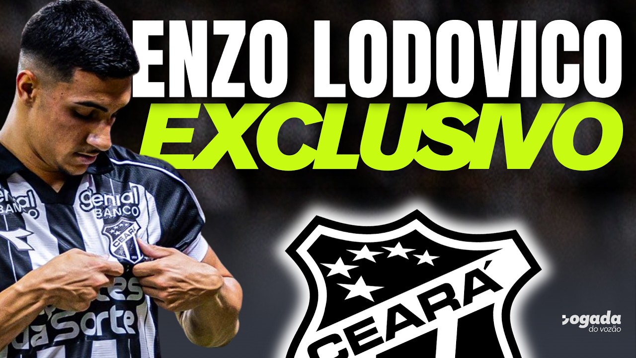 Imagem da notícia Exclusivo: Enzo Lodovico fala sobre momento do Ceará na Série B, carreira e amizade com Melk; assista
