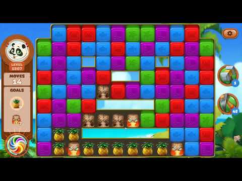 Lost Island Blast Adventure Level 1807 NO BOOSTERS - A S GAMING