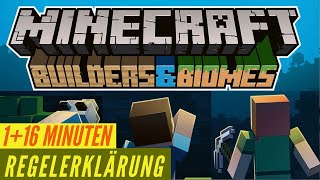 Minecraft Builders & Biomes Regeln Anleitung Erklärung Brettspiel