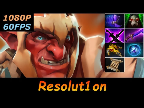 Dota 2 Resolut1on Troll Warlord Pro Top MMR 19/0/7 Ranked Full Gameplay