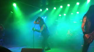Marduk's Mortuus kicks fan on stage and smacks phone out Of fan's hand