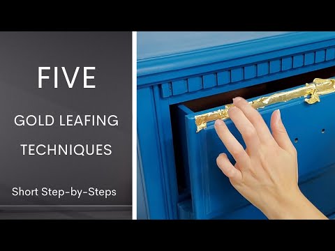 How To Use Gold Leaf Tutorial | Five Ways