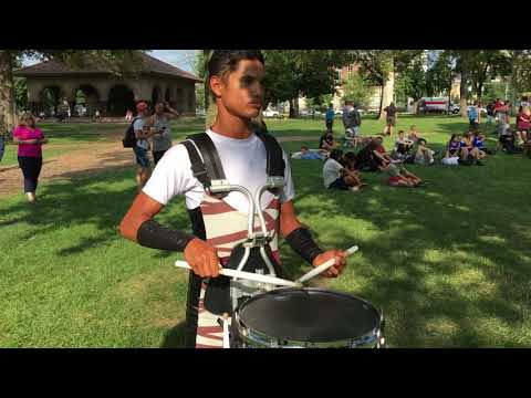 Mark Plays the Cadets 2018 Snare Break