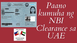How to get NBI Clearance in UAE