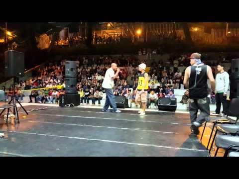 BATALLA DE GALLOS/GLADIOARES DEL MIC/HIP6/4TOS/VALLES-T VS PATRON MC/FREESTYLE RAP