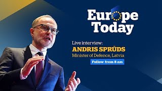 In Europe Today auf Euronews: Lettlands Verteidigungsminister über Grönland und die Ukraine