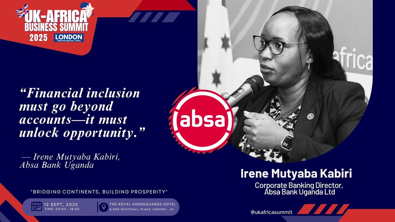 Unlocking Finance Through Insurance Innovation | Irene Kabiri, Absa Bank Uganda Ltd #UKAfricaSummit