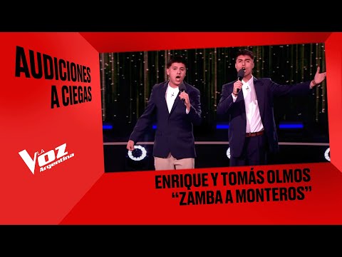 Enrique y Tomás Olmos - "Zamba a monteros" - Audiciones a ciegas - La Voz Argentina 2025