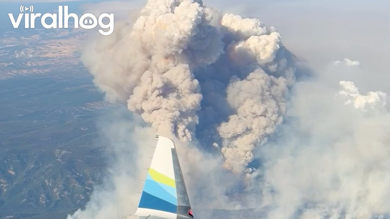 Fire Near Warm Springs || ViralHog
