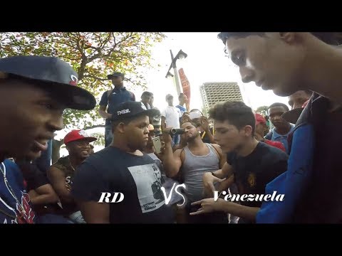 FREESTYLE 2K18 - RD vs Venezolanos (KIKO FLOW Y KDT VS VENEZOLANOS) Junte Freestyle en Guibia.