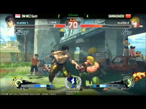 SSF4AE DM MCZ Gackt vs QANBA DAKOU  - CAPCOM-Cup Asia SINGAPORE Qualifiers Grand Finals