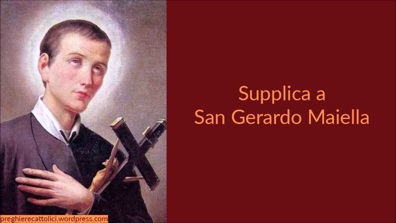 Supplica a San Gerardo Maiella