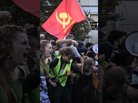 Las protestas en Francia por la educación pública derivan en violencia #shorts