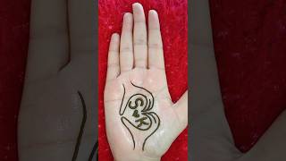 Easy and Beautiful heart henna tattoo ❤️