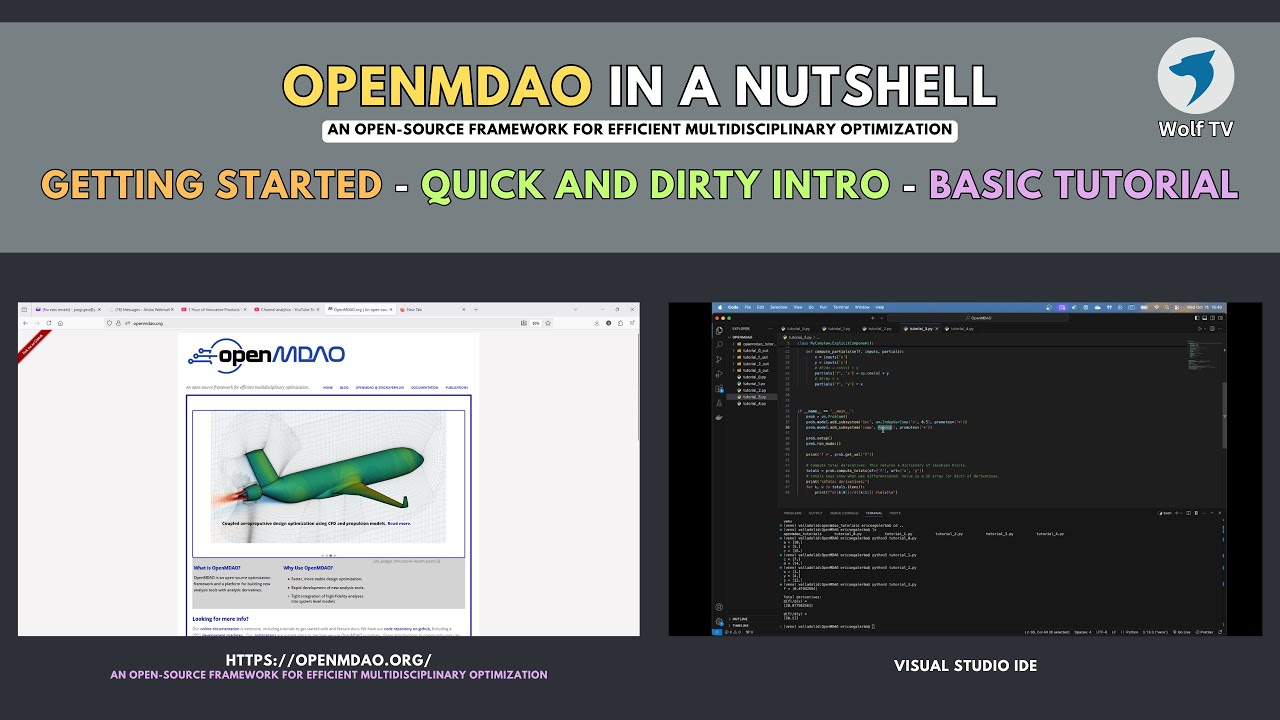 Introduction to OpenMDAO - An open-source framework for efficient multidisciplinary optimization